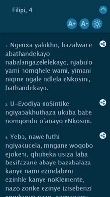 Zulu and English Bible (By JW) android App screenshot 2