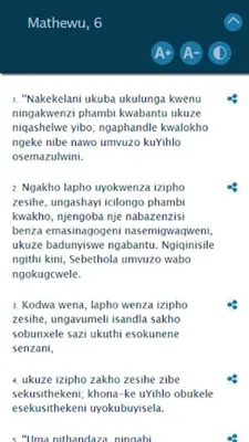 Zulu and English Bible (By JW) android App screenshot 3